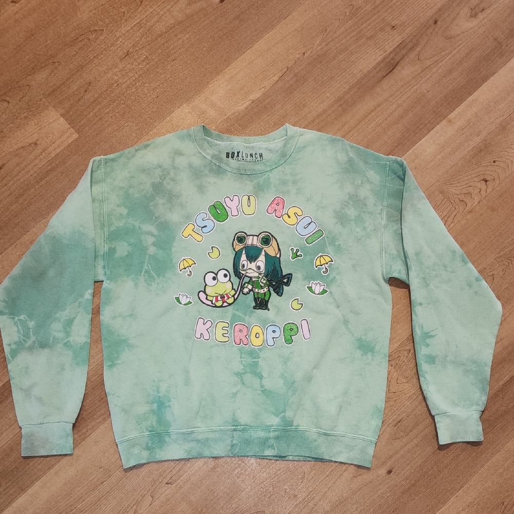 Keroppi Tsuyu Asui Women's Crew Neck Sweater - Green